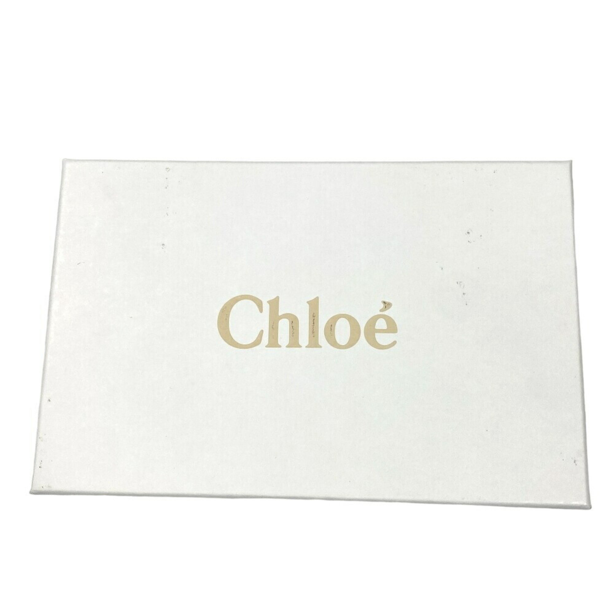 Chloé Chloe Marcie Round Long Wallet Pink Women's