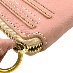 Chloé Chloe Marcie Round Long Wallet Pink Women's