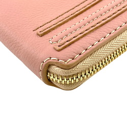 Chloé Chloe Marcie Round Long Wallet Pink Women's