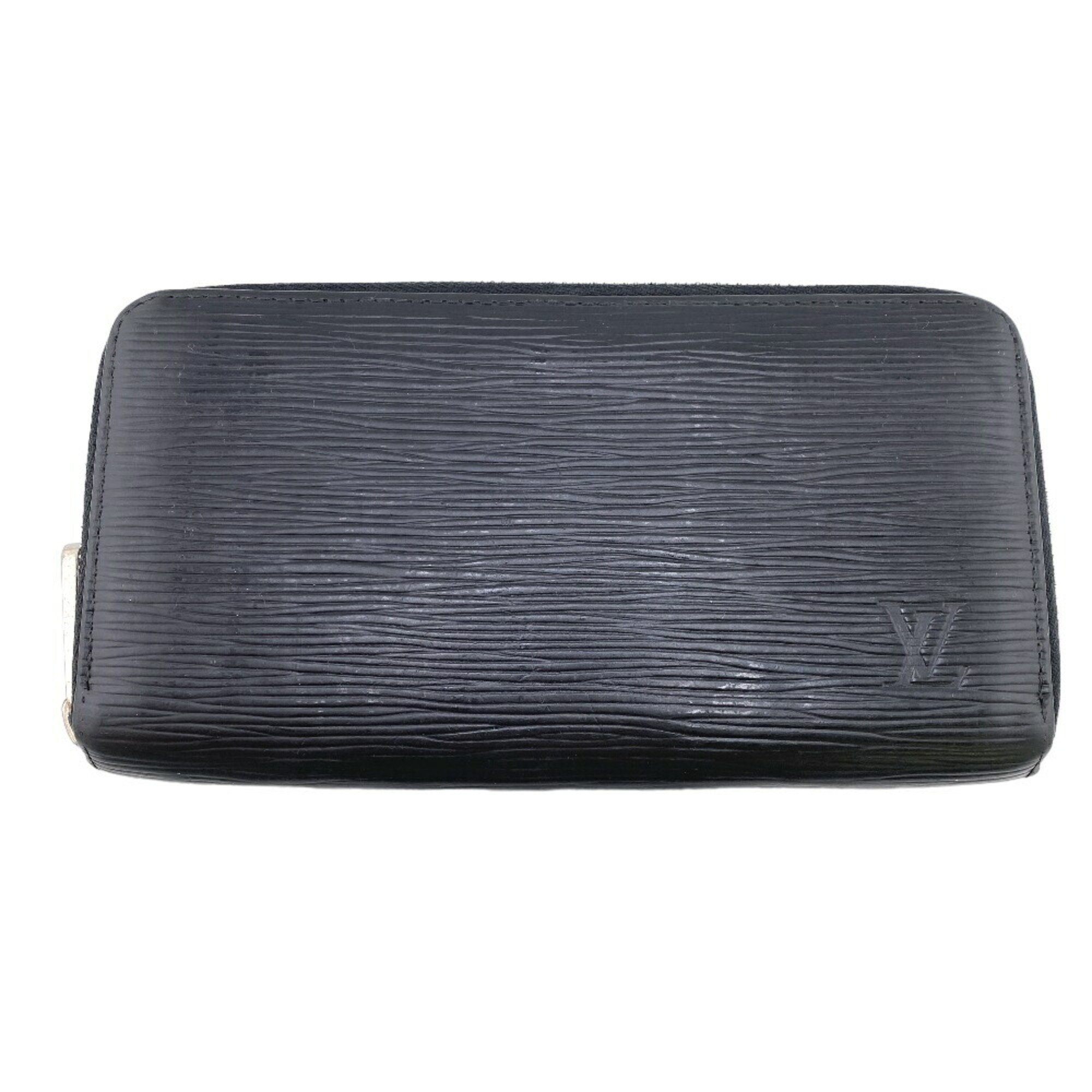 LOUIS VUITTON M61857 Zippy Wallet Round Epi Long Black Men's