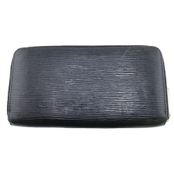 LOUIS VUITTON M61857 Zippy Wallet Round Epi Long Black Men's