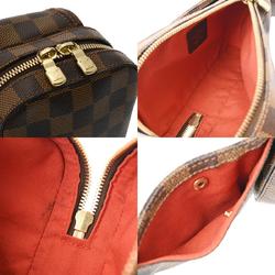 LOUIS VUITTON Louis Vuitton Damier Geronimos Mid-term Brown N51994 Unisex Canvas Shoulder Bag