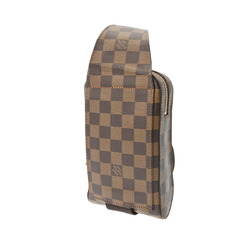 LOUIS VUITTON Louis Vuitton Damier Geronimos Mid-term Brown N51994 Unisex Canvas Shoulder Bag