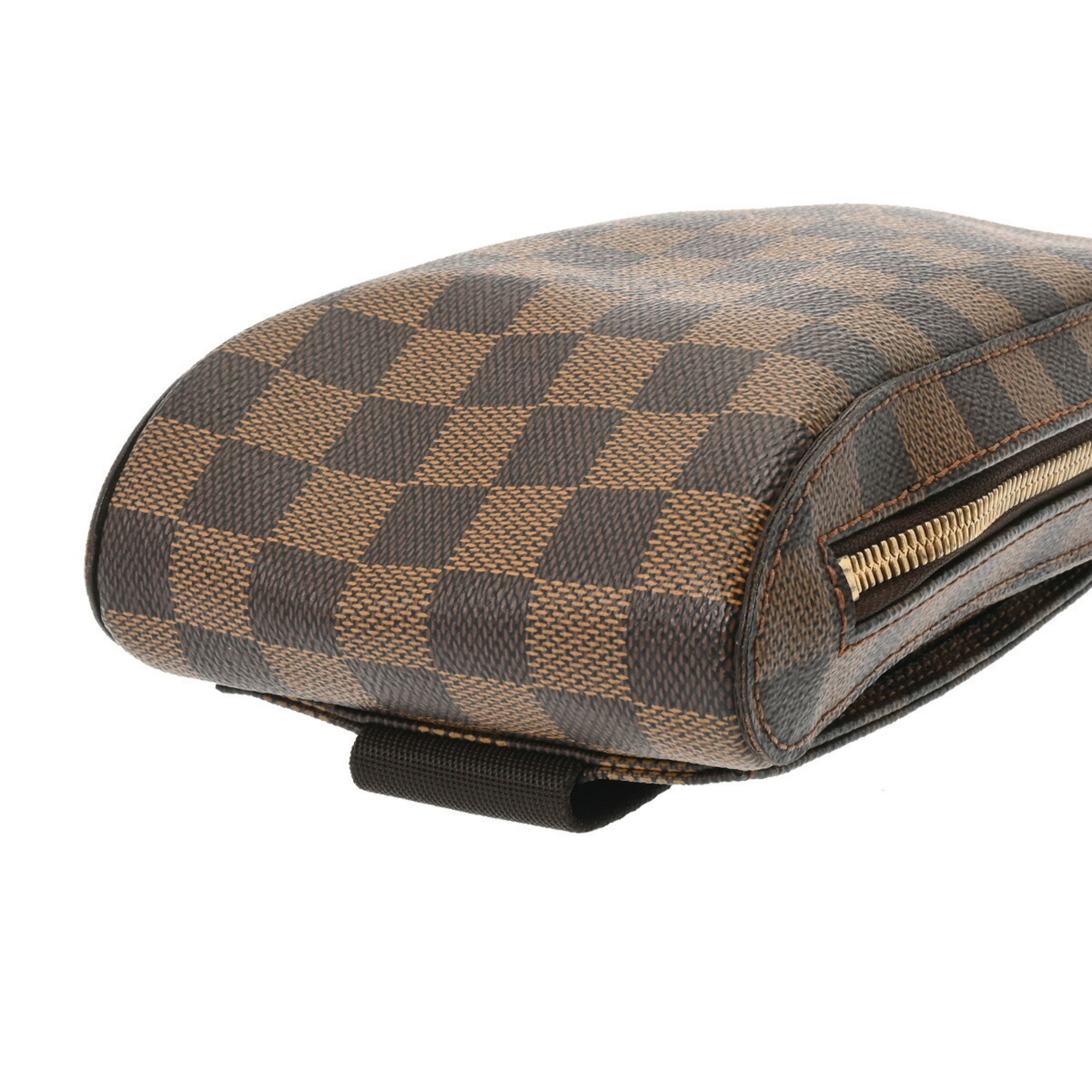 LOUIS VUITTON Louis Vuitton Damier Geronimos Mid-term Brown N51994 Unisex Canvas Shoulder Bag