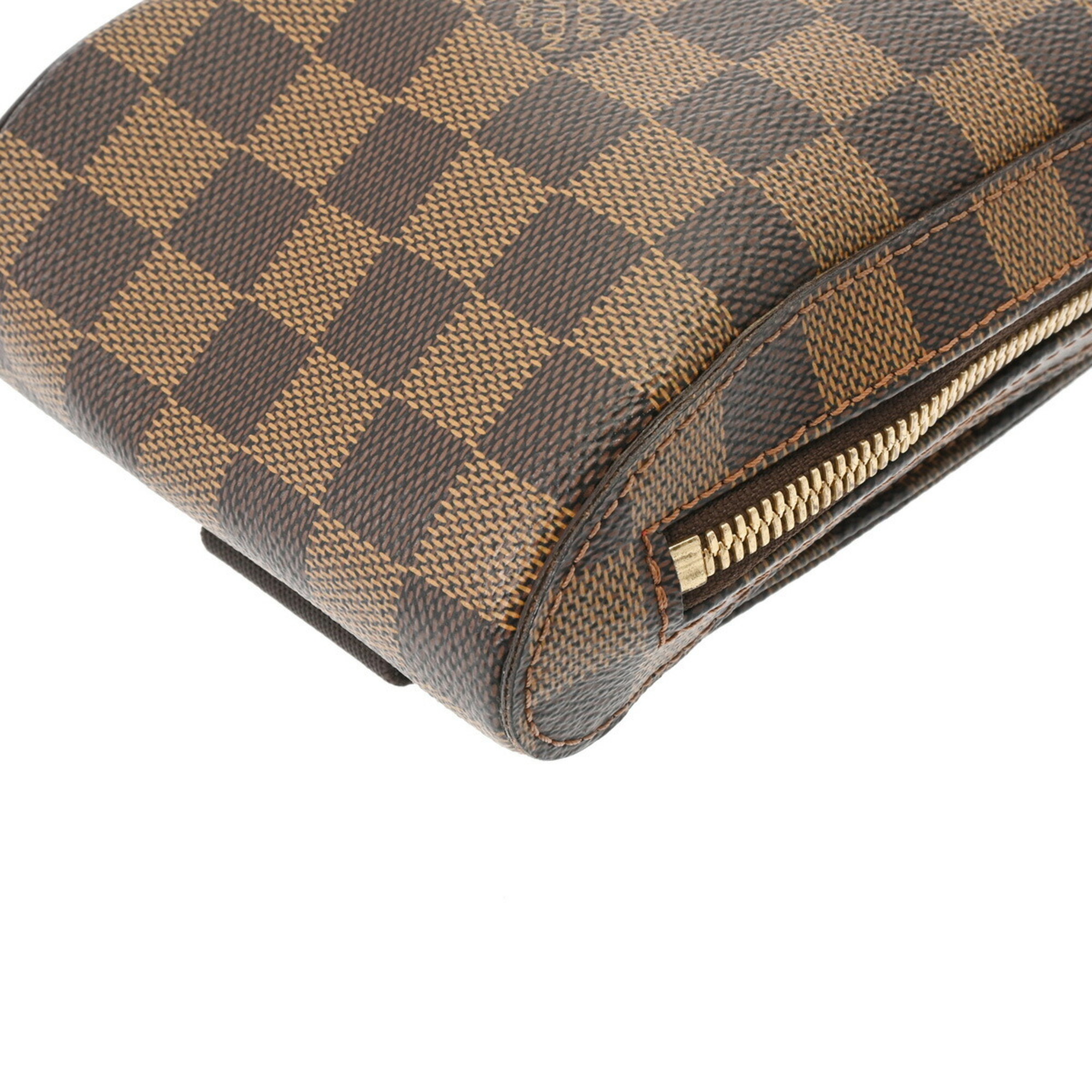 LOUIS VUITTON Louis Vuitton Damier Geronimos Mid-term Brown N51994 Unisex Canvas Shoulder Bag