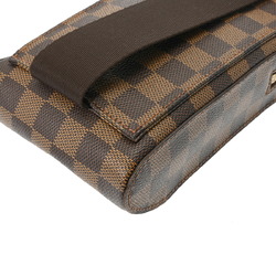 LOUIS VUITTON Louis Vuitton Damier Geronimos Mid-term Brown N51994 Unisex Canvas Shoulder Bag