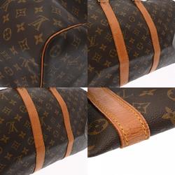 LOUIS VUITTON Louis Vuitton Monogram Keepall 45 Brown M41428 Unisex Canvas Boston Bag