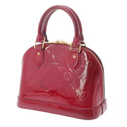 LOUIS VUITTON Vernis Alma BB Rose Indien M91771 Women's Monogram Handbag