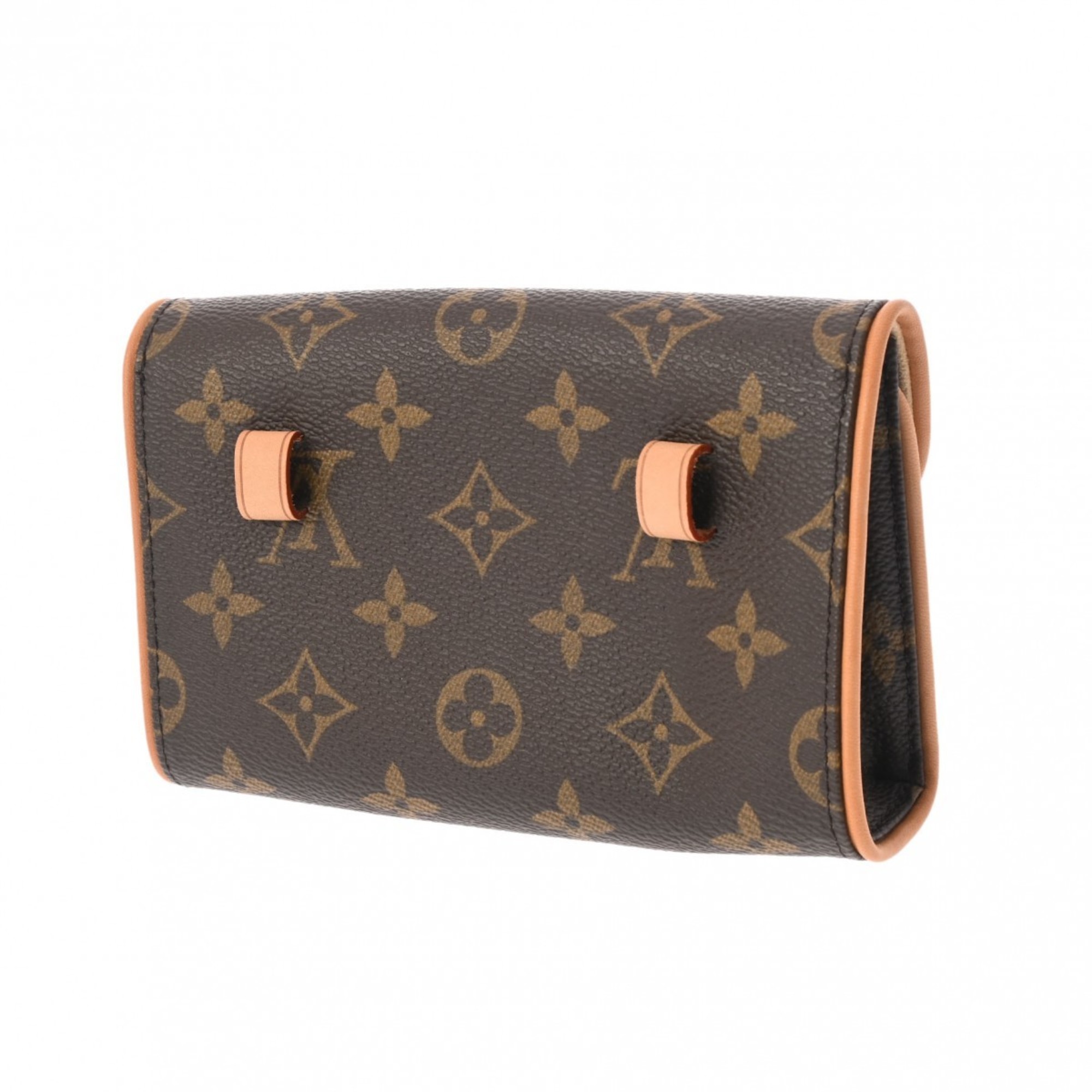 LOUIS VUITTON Louis Vuitton Monogram Pochette Florentine Belt L Brown M51855 Women's Canvas Waist Bag