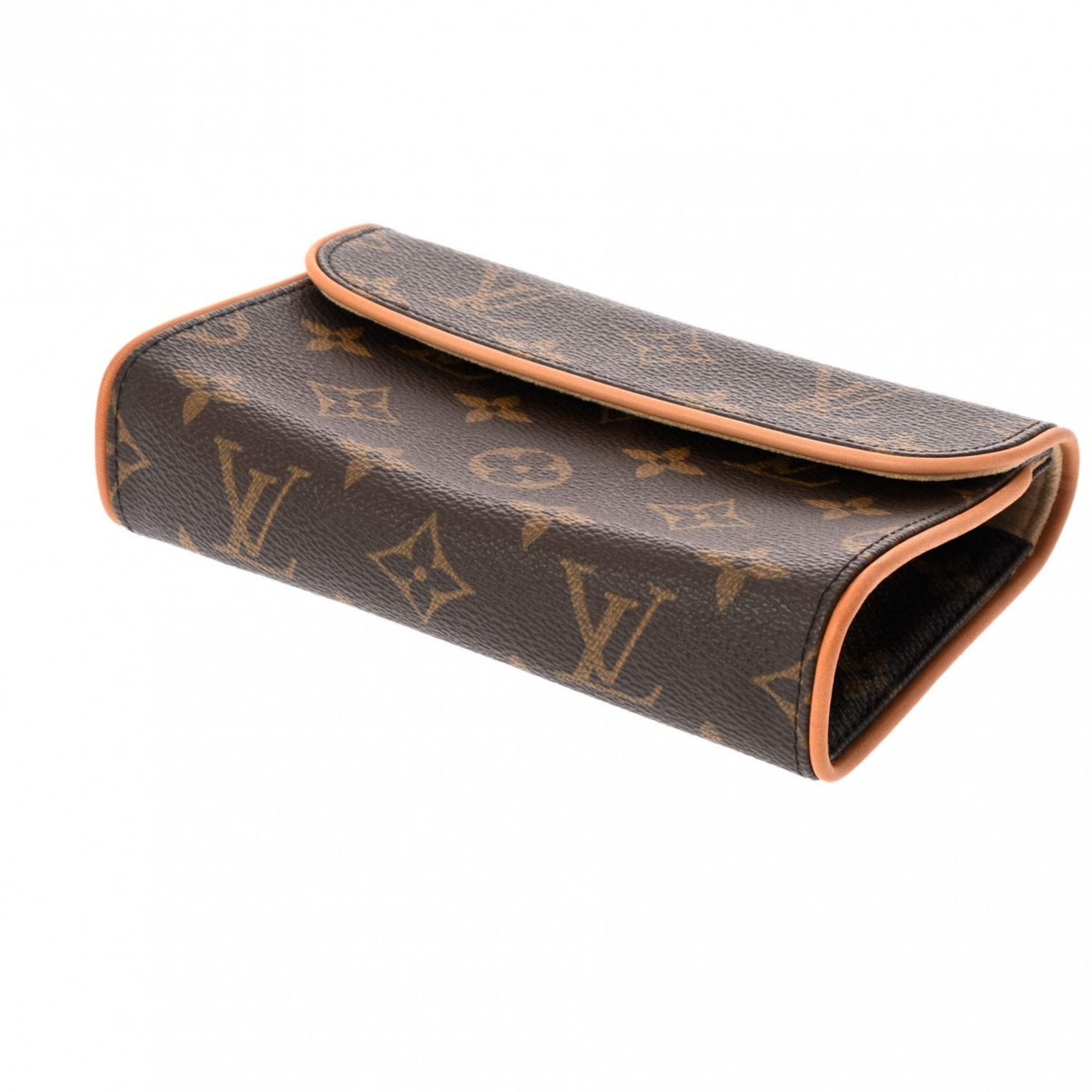 LOUIS VUITTON Louis Vuitton Monogram Pochette Florentine Belt L Brown M51855 Women's Canvas Waist Bag