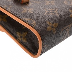 LOUIS VUITTON Louis Vuitton Monogram Pochette Florentine Belt L Brown M51855 Women's Canvas Waist Bag