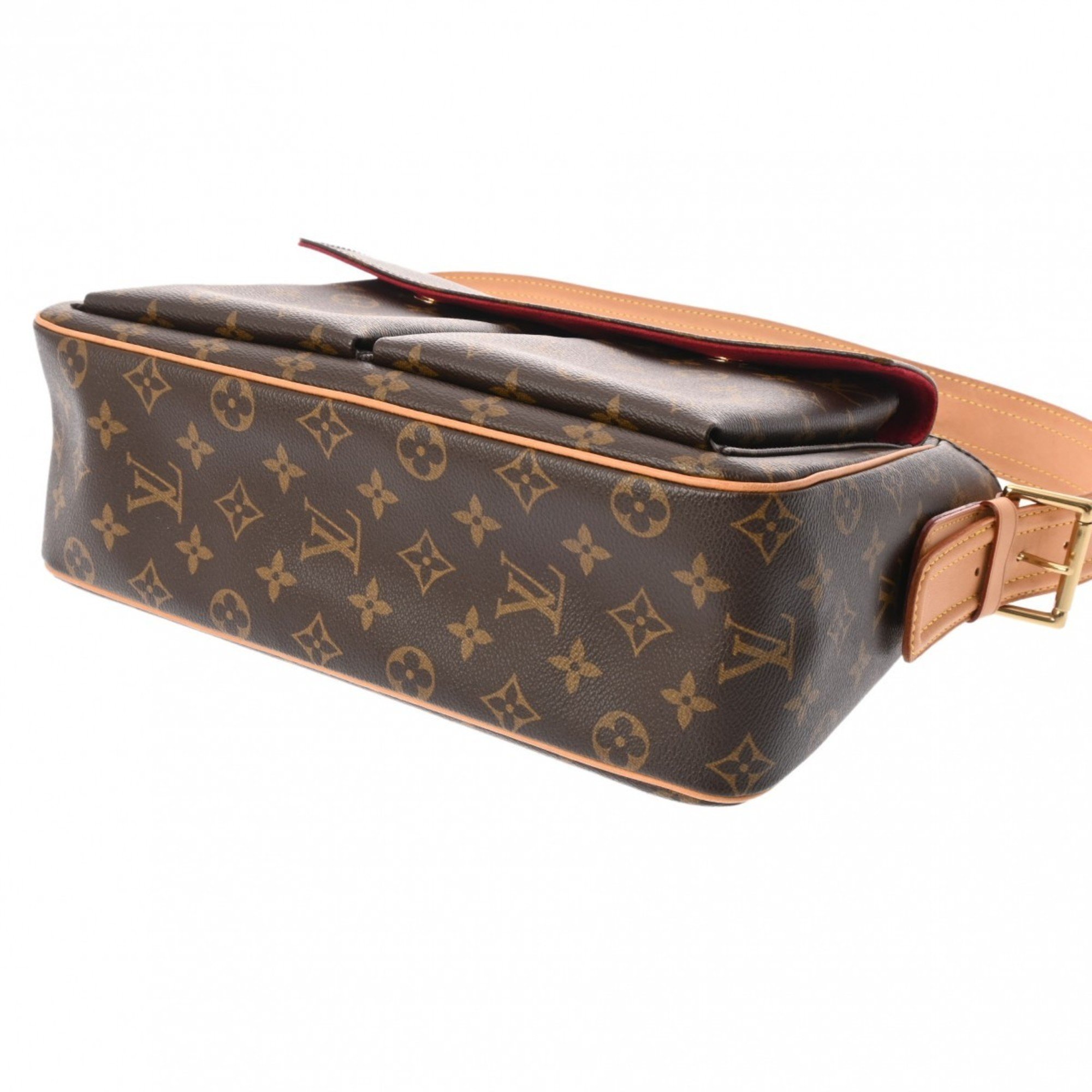 LOUIS VUITTON Louis Vuitton Monogram Vivacite GM Brown M51163 Women's Canvas Handbag