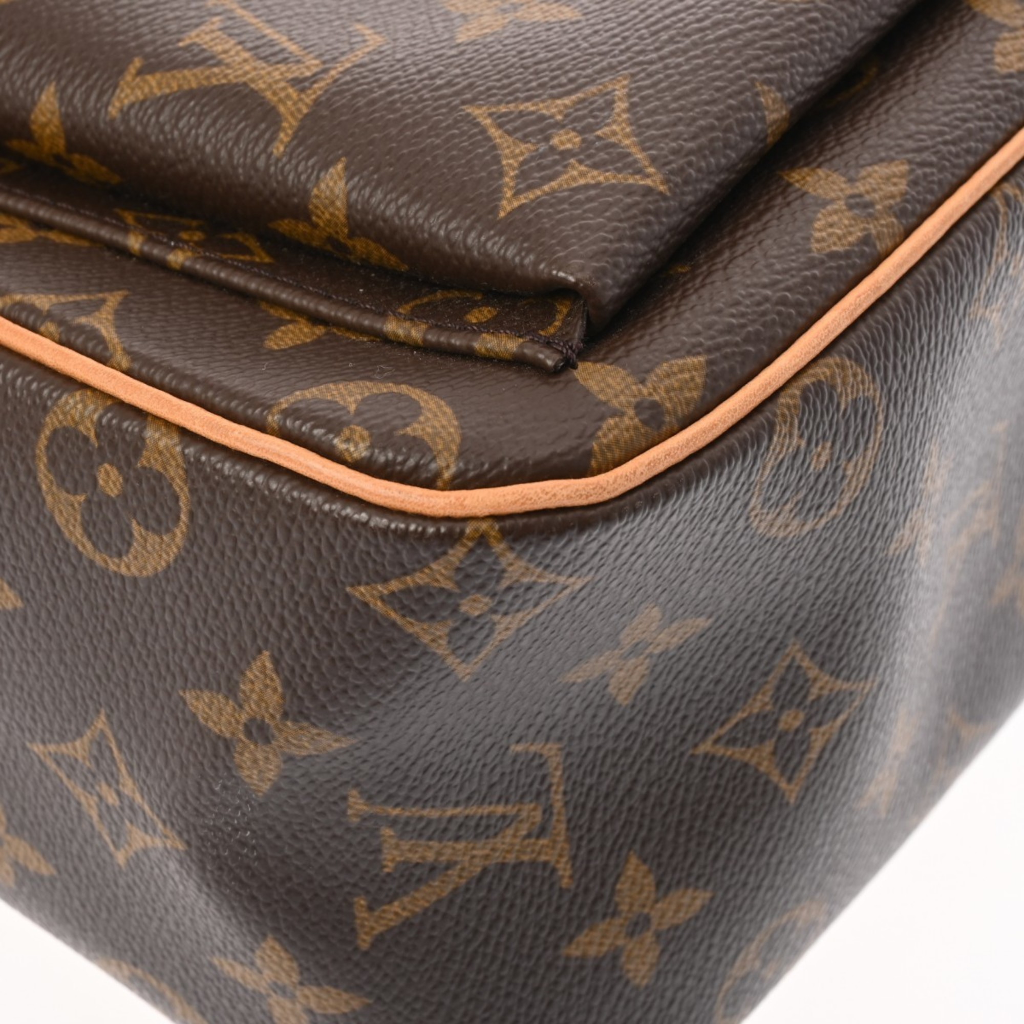 LOUIS VUITTON Louis Vuitton Monogram Vivacite GM Brown M51163 Women's Canvas Handbag