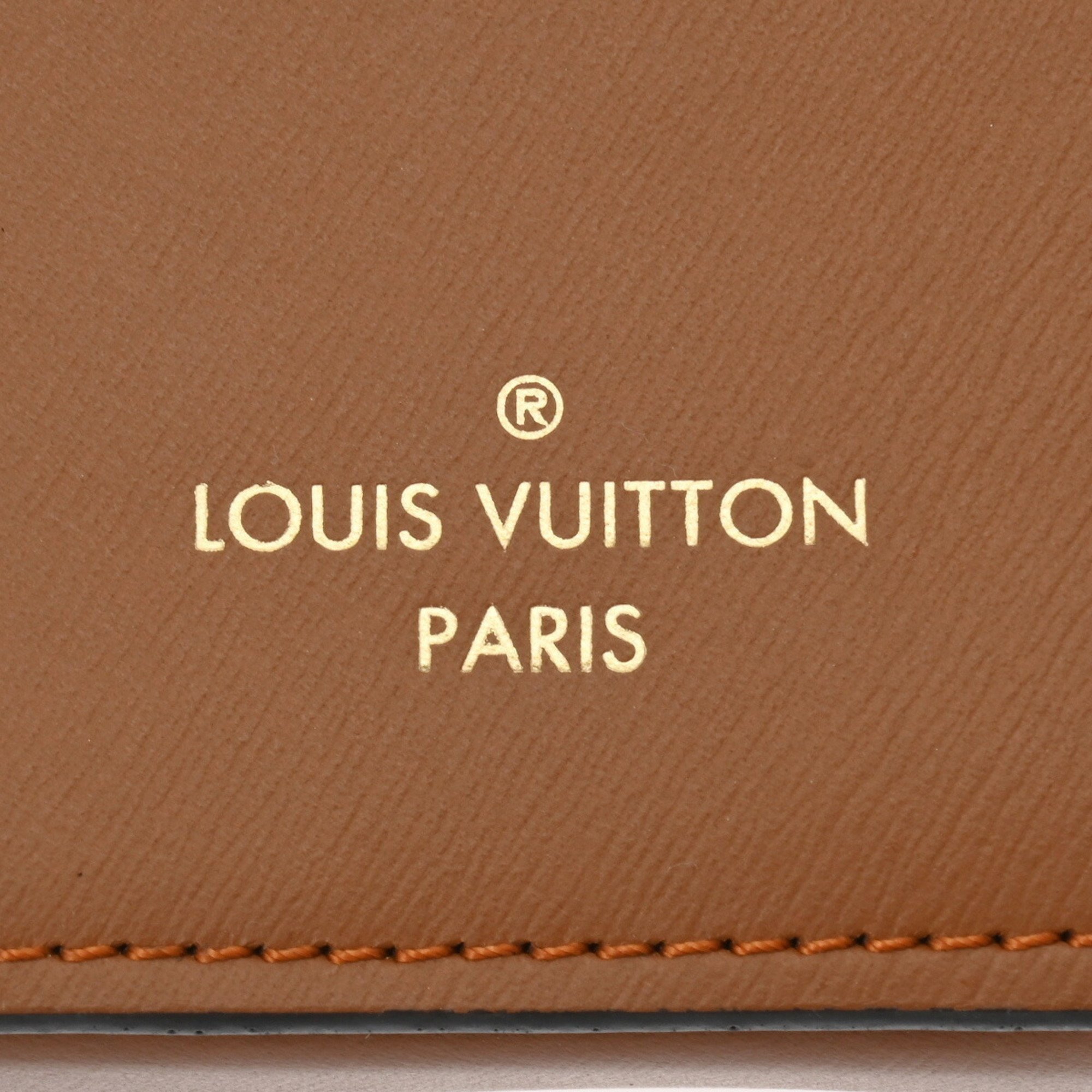 LOUIS VUITTON Louis Vuitton Monogram Catgram Micro Boite Chabot Brown M63886 Women's Canvas Coin Case