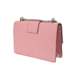 PRADA Prada Chain Shoulder Bag Pink 1BD034 Women's Leather