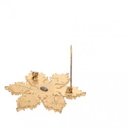 CHANEL Snowflake 2001 Cream Women's GP Brooch