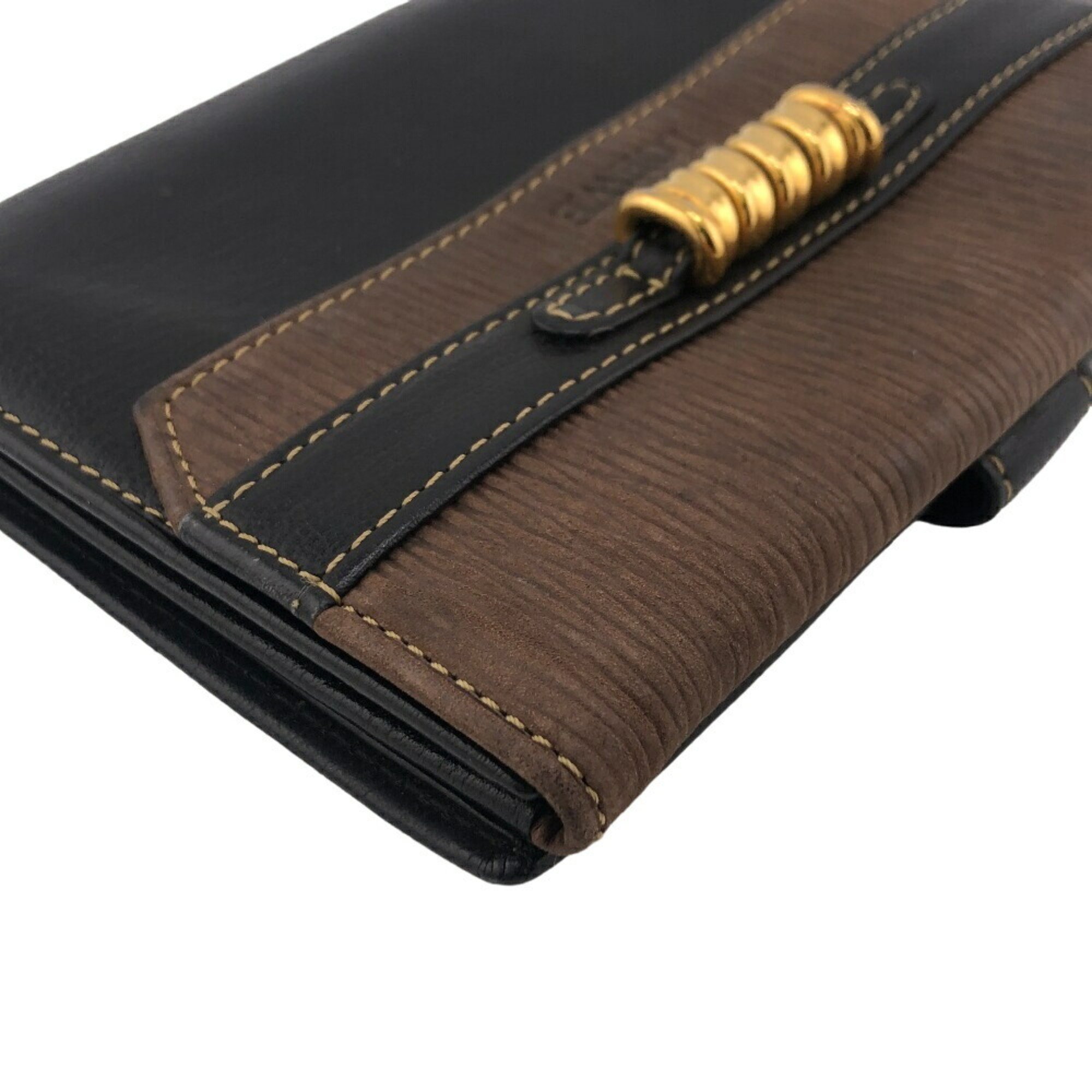 LOEWE Velazquez Bi-fold Wallet Brown Unisex