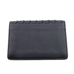 BOTTEGAVENETA Bottega Veneta Intrecciato Card Case Black Men's