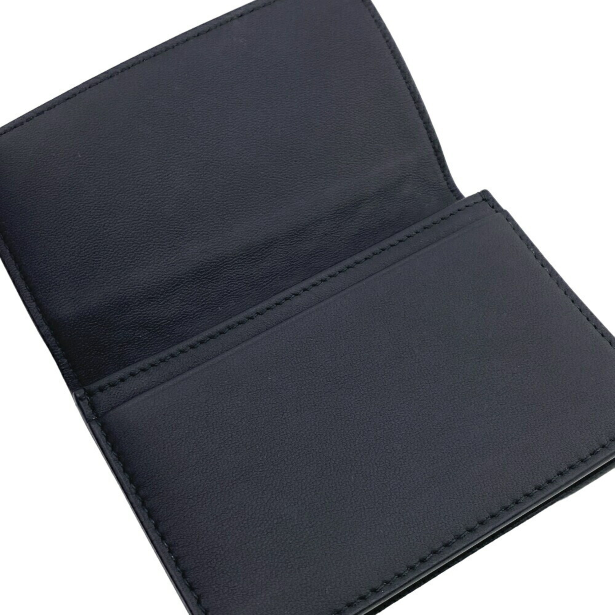 BOTTEGAVENETA Bottega Veneta Intrecciato Card Case Black Men's