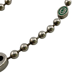 GUCCI Gucci Interlocking G 19 925 16.7g Ball Chain Bracelet Silver Unisex