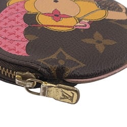 LOUIS VUITTON M69057 Porte Monogram Coin Case Brown Women's