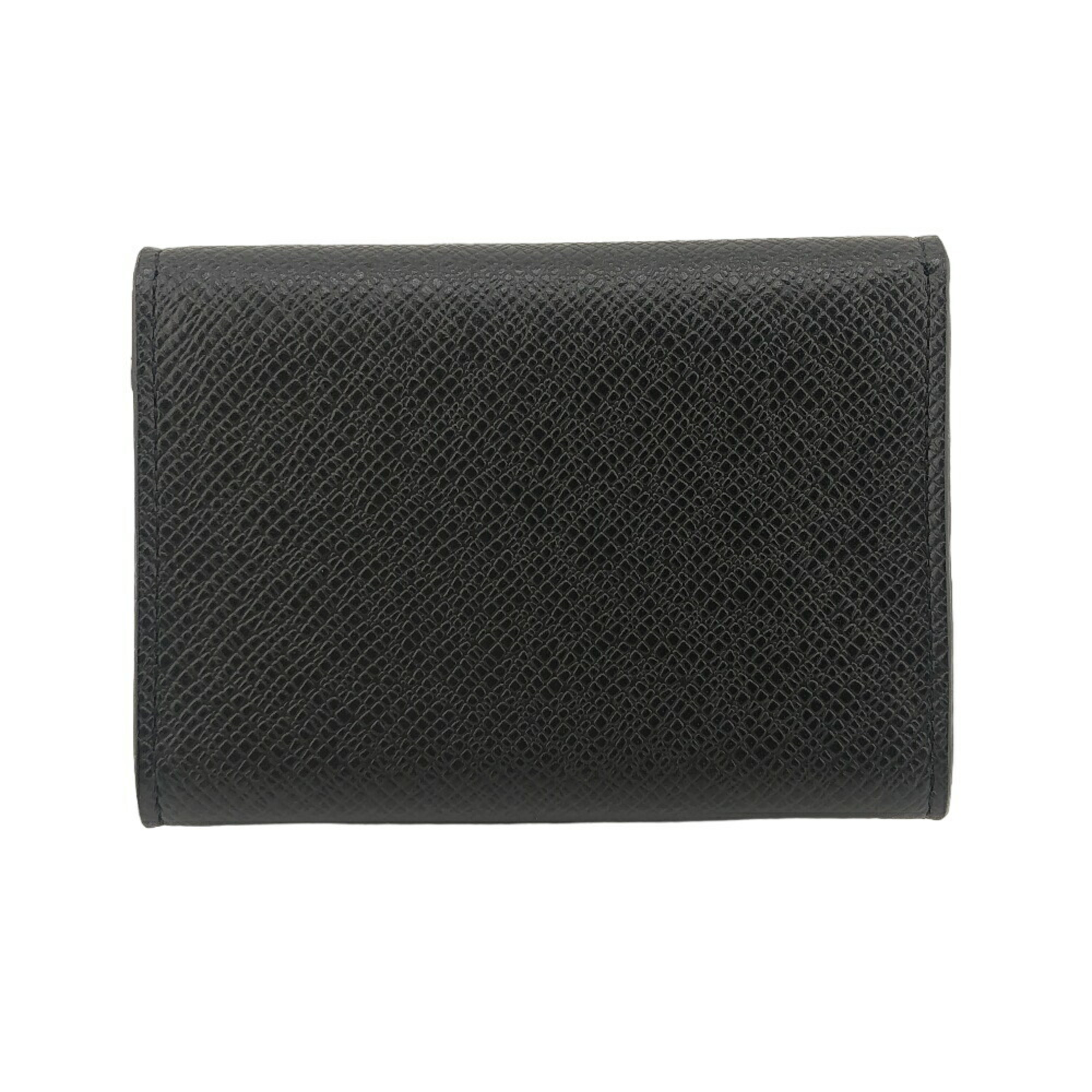 LOUIS VUITTON M64595 Envelope Carte de Visite Business Card Holder Taiga Case Black Men's