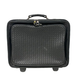 BOTTEGAVENETA Bottega Veneta Trolley Carry Case Intrecciato Bag Black Men's