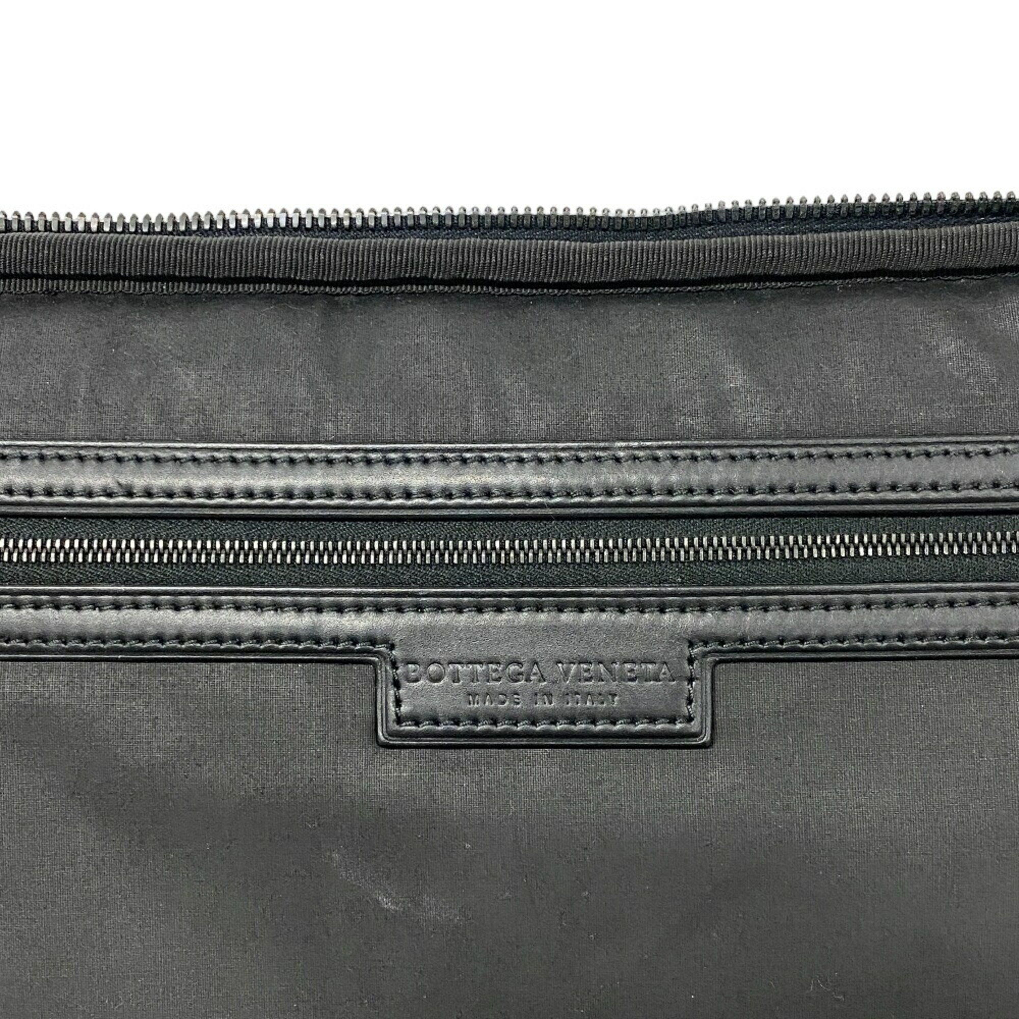 BOTTEGAVENETA Bottega Veneta Trolley Carry Case Intrecciato Bag Black Men's