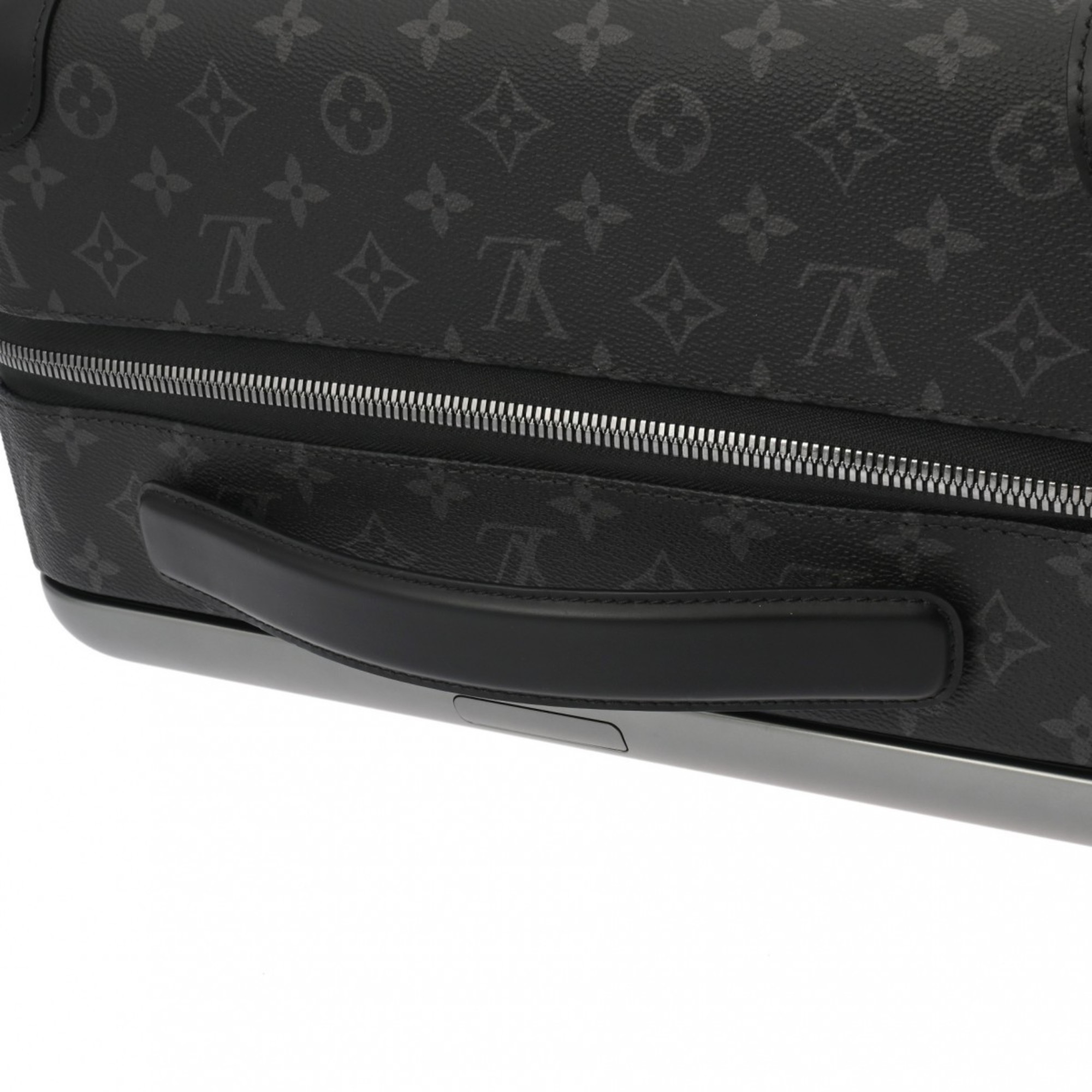 LOUIS VUITTON Louis Vuitton Monogram Eclipse Horizon 55 Black M23002 Men's Canvas Carry Bag