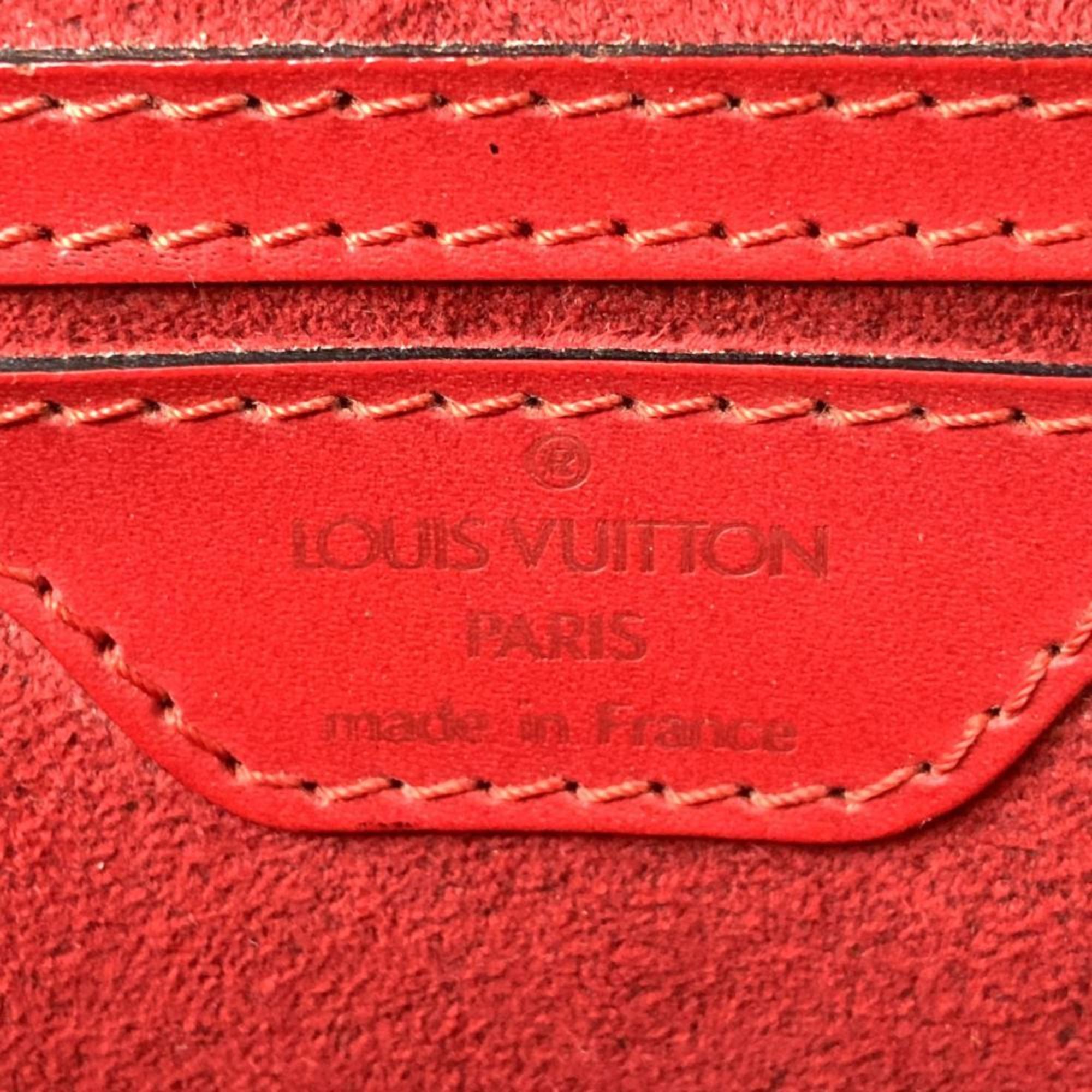 LOUIS VUITTON M52337 Saint Jacques Poigner Long Shoulder Bag Red Epi Leather Women's