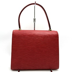 LOUIS VUITTON M52377 Malesherbes Handbag Castilian Red Epi Leather Women's