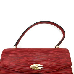 LOUIS VUITTON M52377 Malesherbes Handbag Castilian Red Epi Leather Women's