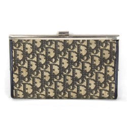 Christian Dior Pouch Canvas Navy Women's