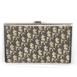 Christian Dior Pouch Canvas Navy Women's