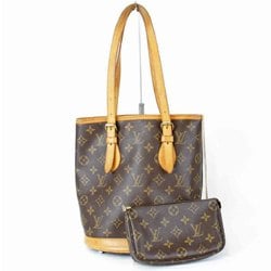 LOUIS VUITTON Louis Vuitton Bucket PM M42238 Shoulder Bag Monogram Canvas Women's 6115240910430T