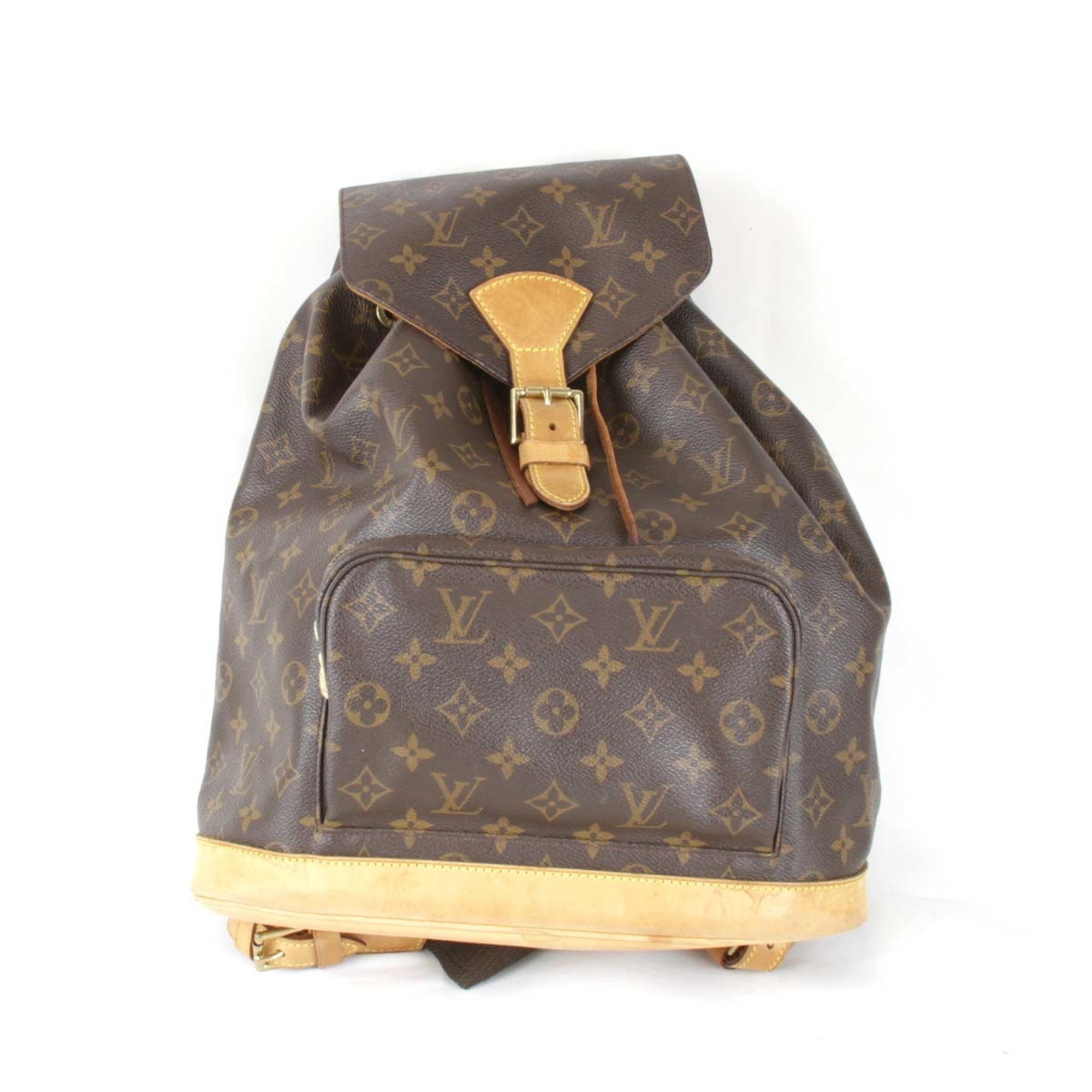 LOUIS VUITTON Louis Vuitton Montsouris M51135 Backpack/Daypack Monogram Canvas Women's