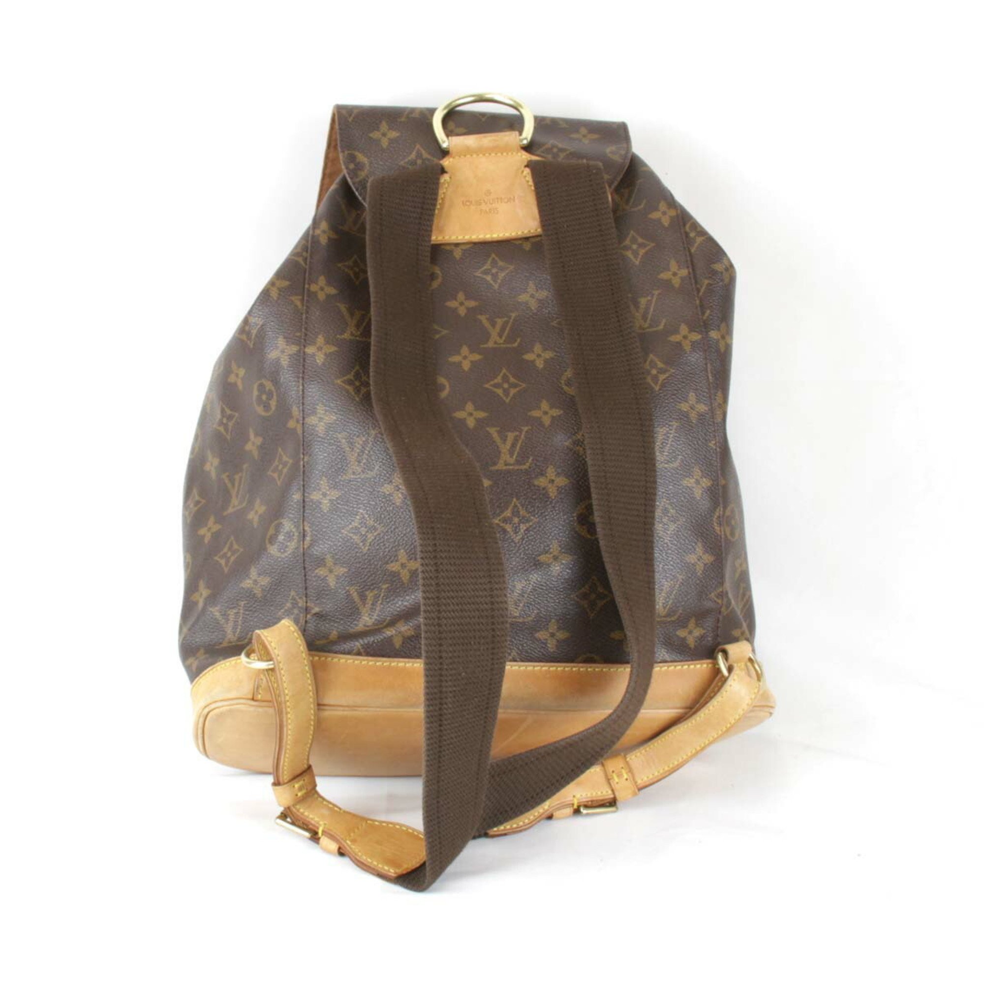 LOUIS VUITTON Louis Vuitton Montsouris M51135 Backpack/Daypack Monogram Canvas Women's