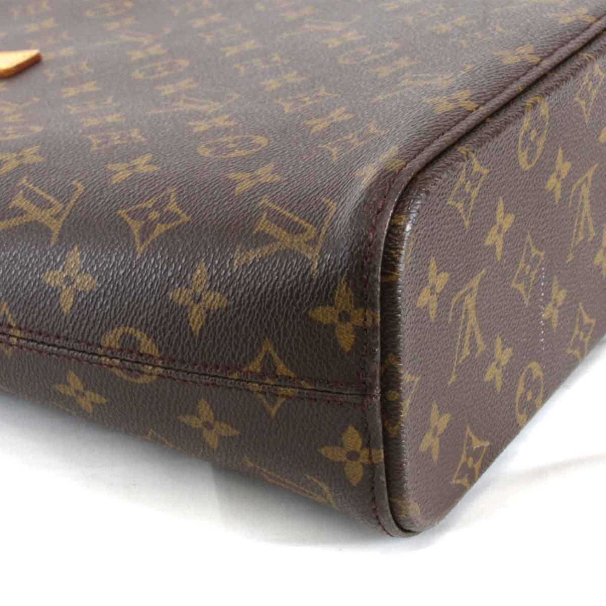 LOUIS VUITTON M51155 Tote Bag Monogram Canvas Brown Women's