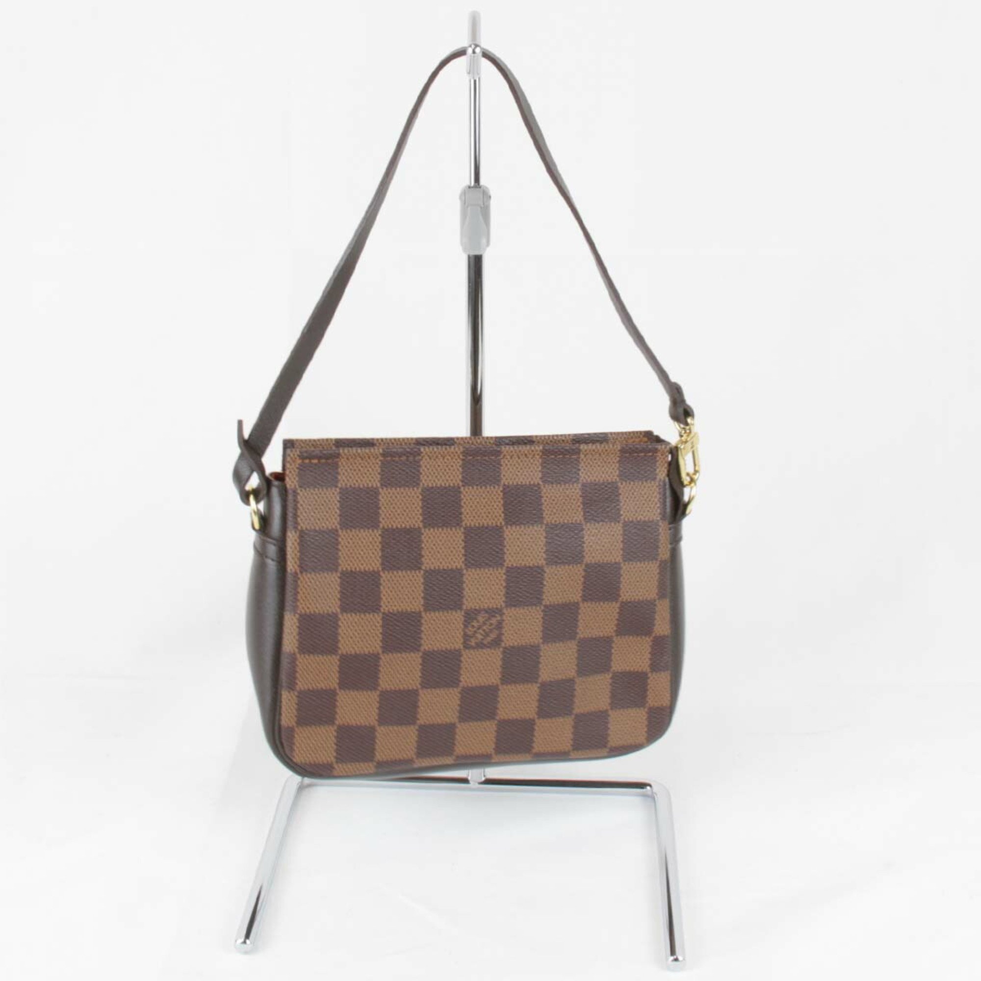 LOUIS VUITTON Louis Vuitton Truth Makeup N51982 Pouch Damier Canvas Women's