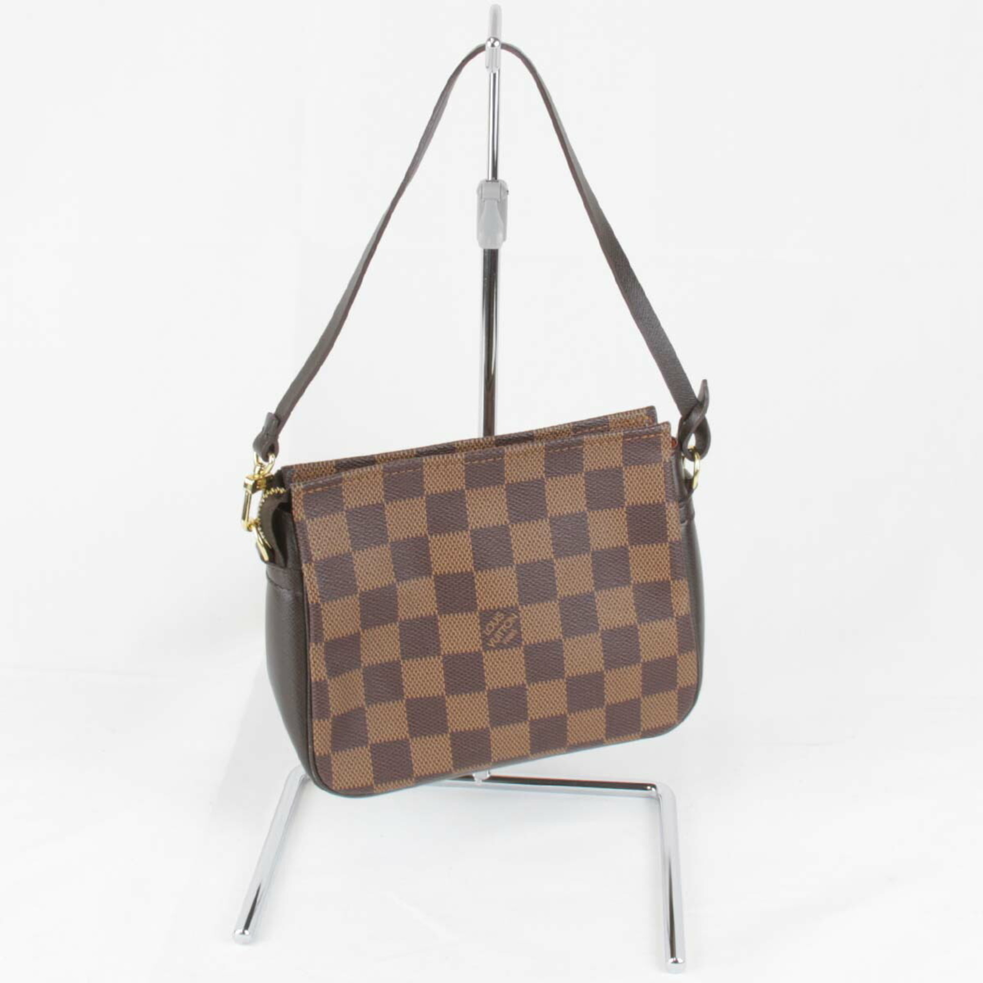 LOUIS VUITTON Louis Vuitton Truth Makeup N51982 Pouch Damier Canvas Women's