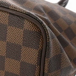 LOUIS VUITTON Damier Saleya PM Brown N51183 Women's Canvas Handbag