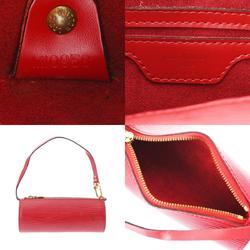 LOUIS VUITTON Louis Vuitton Epi Soufflot Castilian Red M52227 Women's Leather Handbag