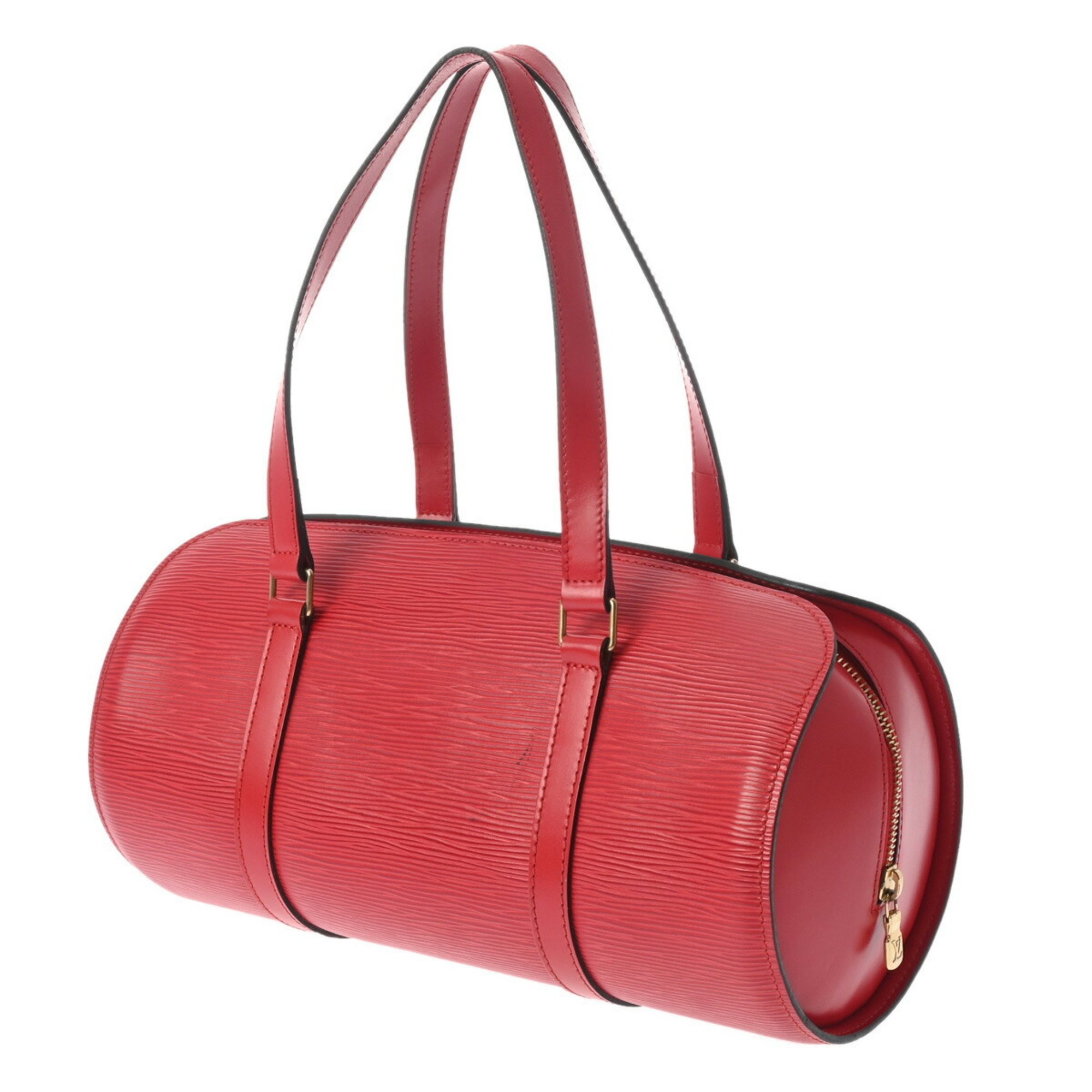 LOUIS VUITTON Louis Vuitton Epi Soufflot Castilian Red M52227 Women's Leather Handbag