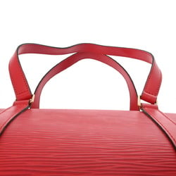 LOUIS VUITTON Louis Vuitton Epi Soufflot Castilian Red M52227 Women's Leather Handbag