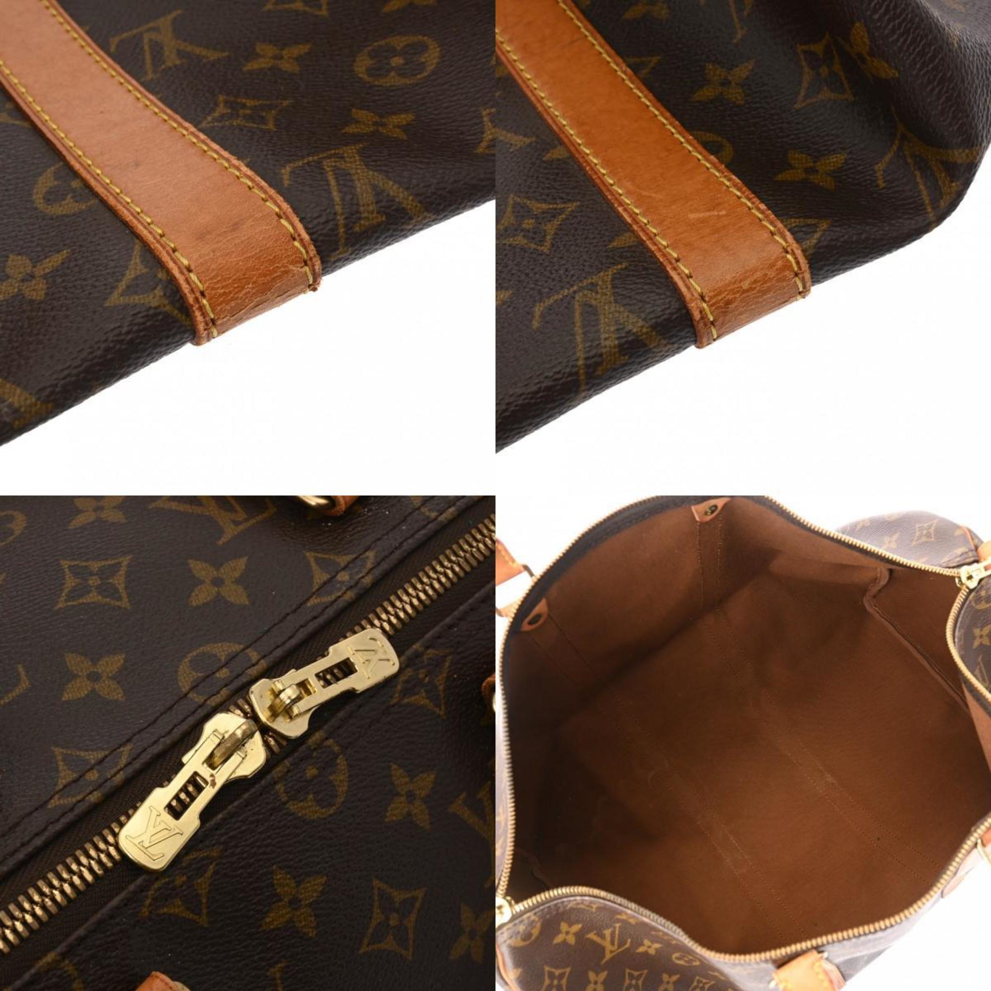 LOUIS VUITTON Louis Vuitton Monogram Keepall 50 Brown M41426 Unisex Canvas Boston Bag