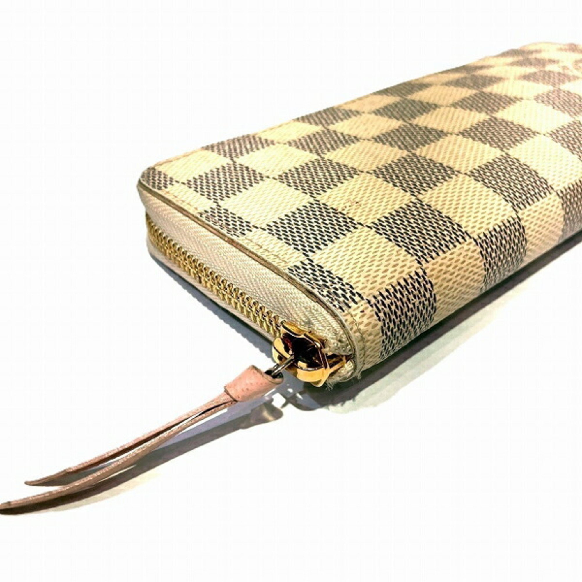 Louis Vuitton Damier Azur Portefeuille Clemence N61264 Long Wallet for Women