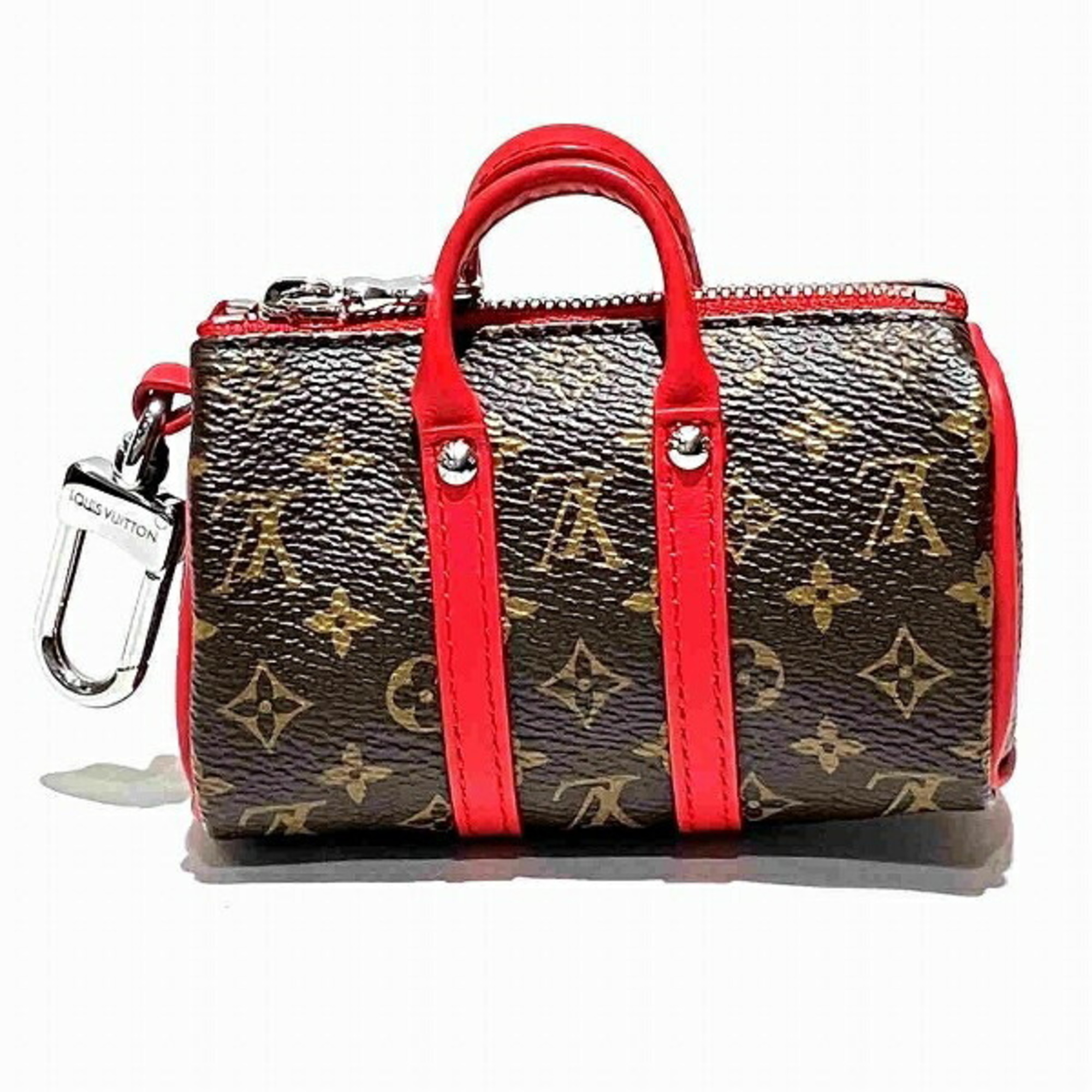 Louis Vuitton Monogram Keepall M01521 Keychain Pouch Bag Charm Men's Women's Accessories