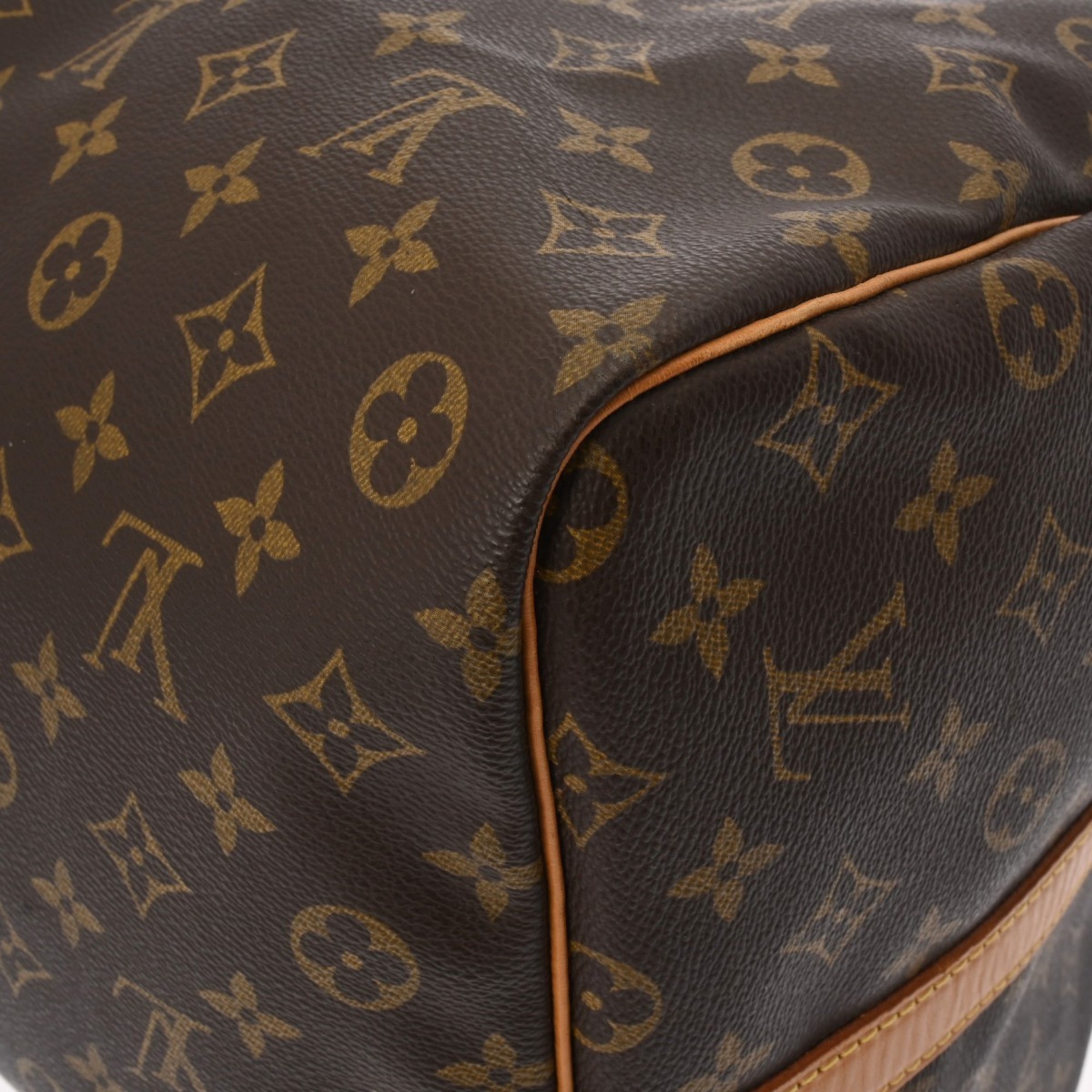 LOUIS VUITTON Louis Vuitton Monogram Keepall Bandouliere 60 Brown M41412 Unisex Canvas Boston Bag