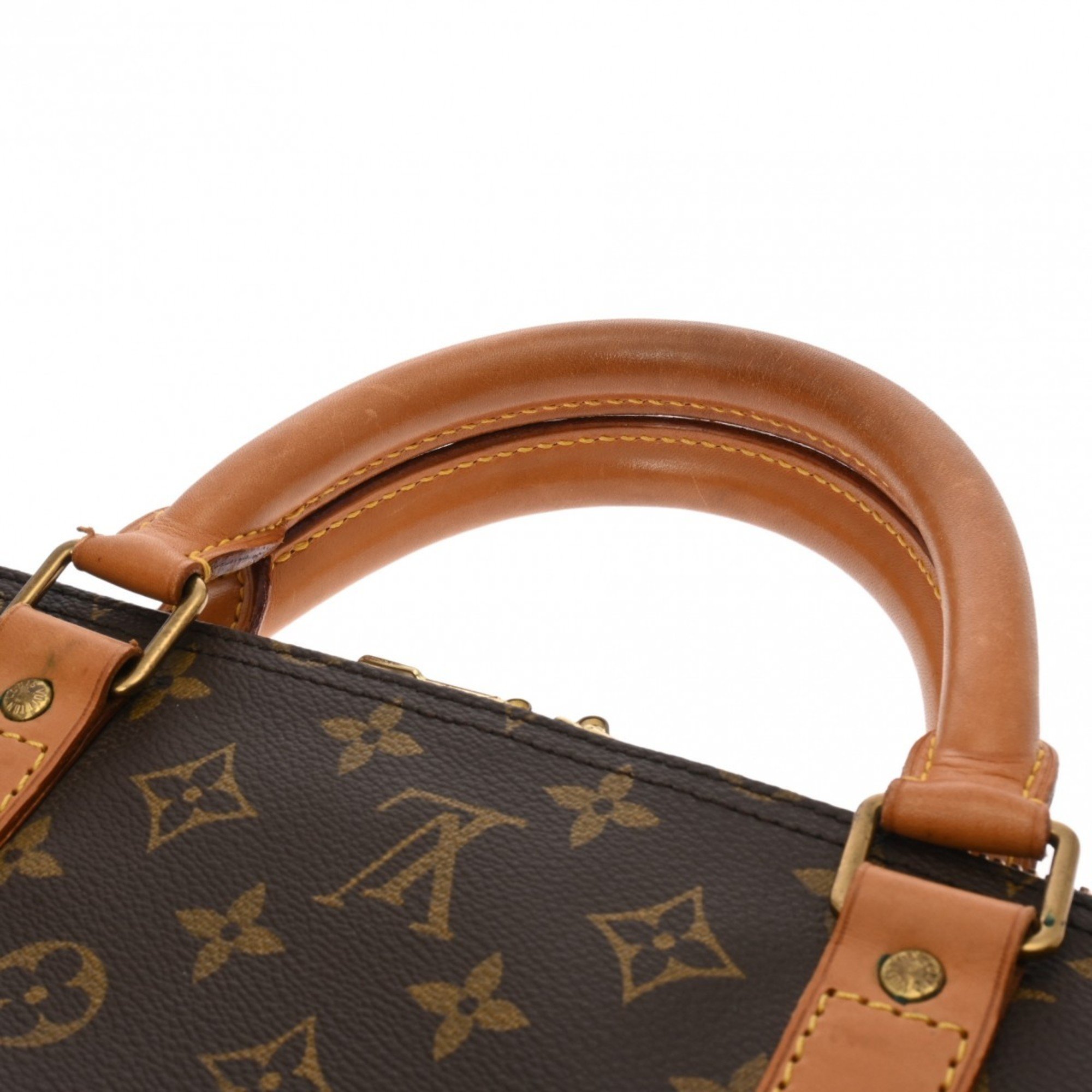 LOUIS VUITTON Louis Vuitton Monogram Keepall Bandouliere 60 Brown M41412 Unisex Canvas Boston Bag