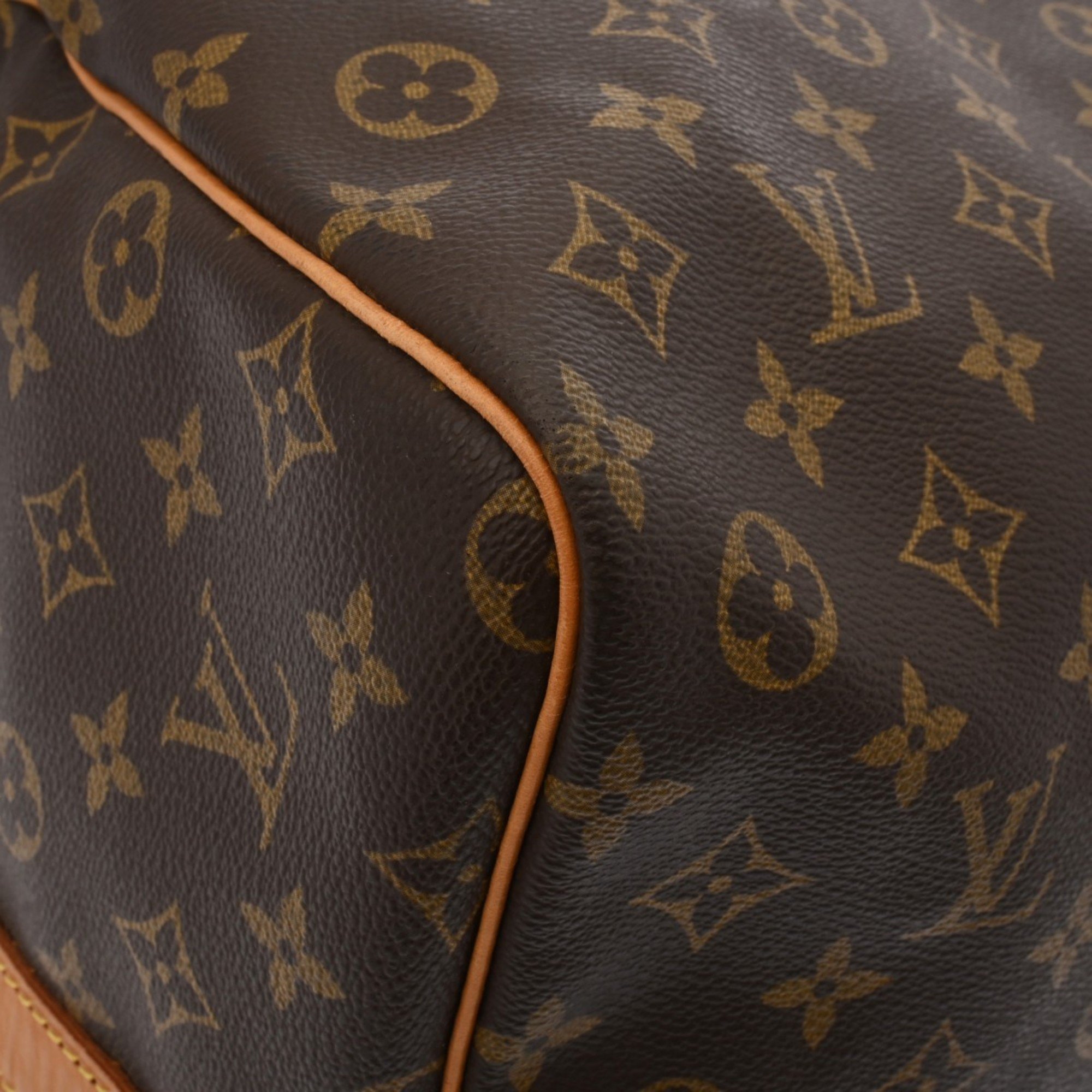 LOUIS VUITTON Louis Vuitton Monogram Keepall Bandouliere 60 Brown M41412 Unisex Canvas Boston Bag